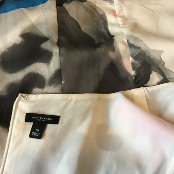 Ann Taylor Print Dress Size 10 - Picture 4 of 5
